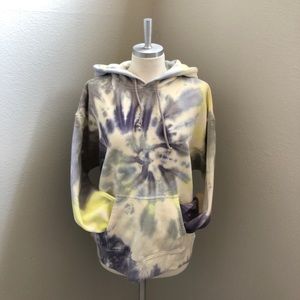 NWT Tna Oversized Tie-Dye Hoodie Sweatshirt